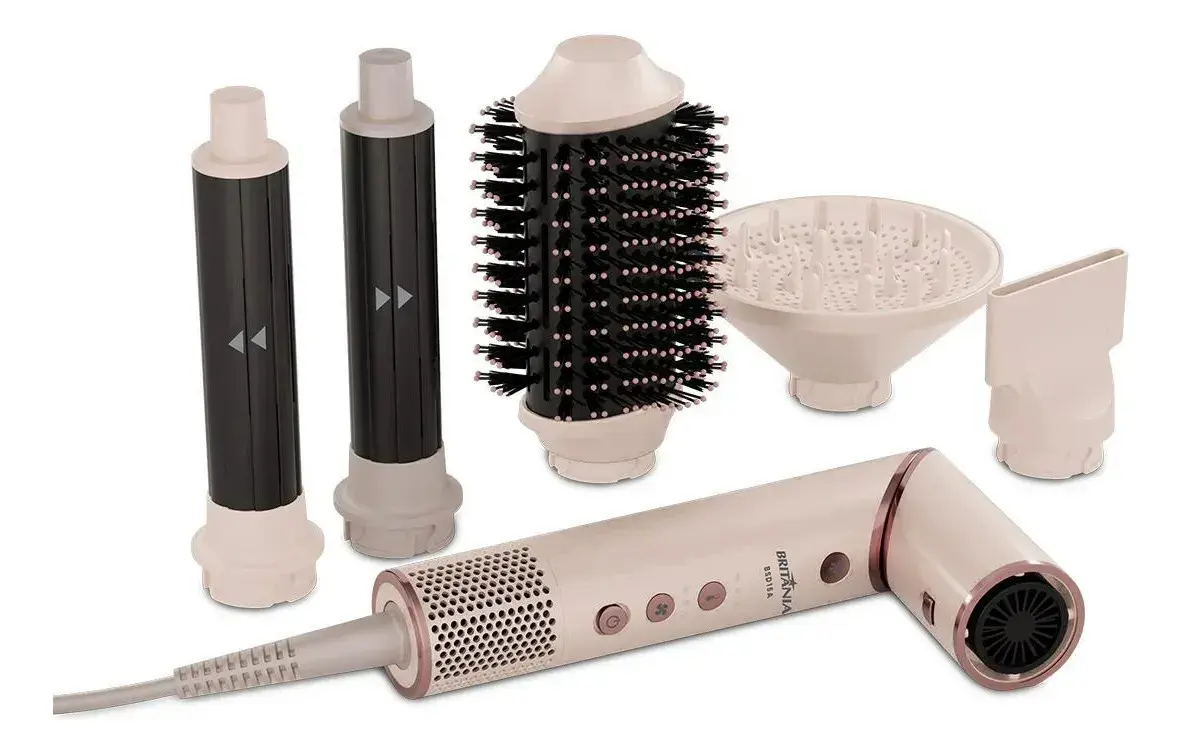 Secador De Cabelos Bsd15a Rosa Com Rosê