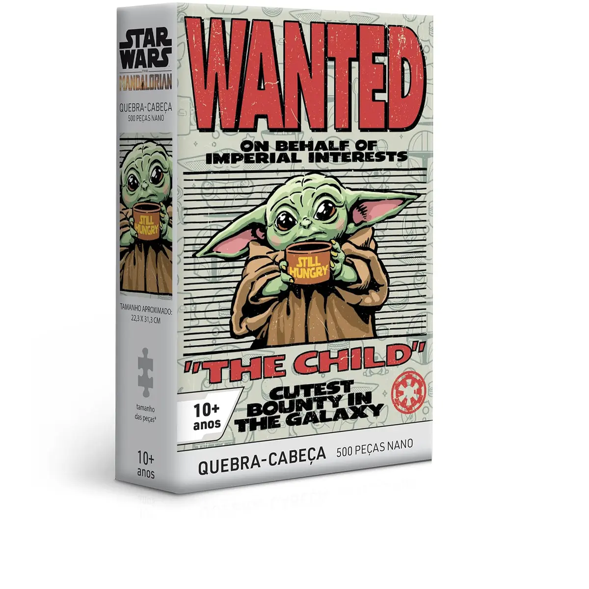 Toyster - Quebra-Cabeça: Grogu Star Wars - Fun - Nano 500 Peças - Disney - Game Office