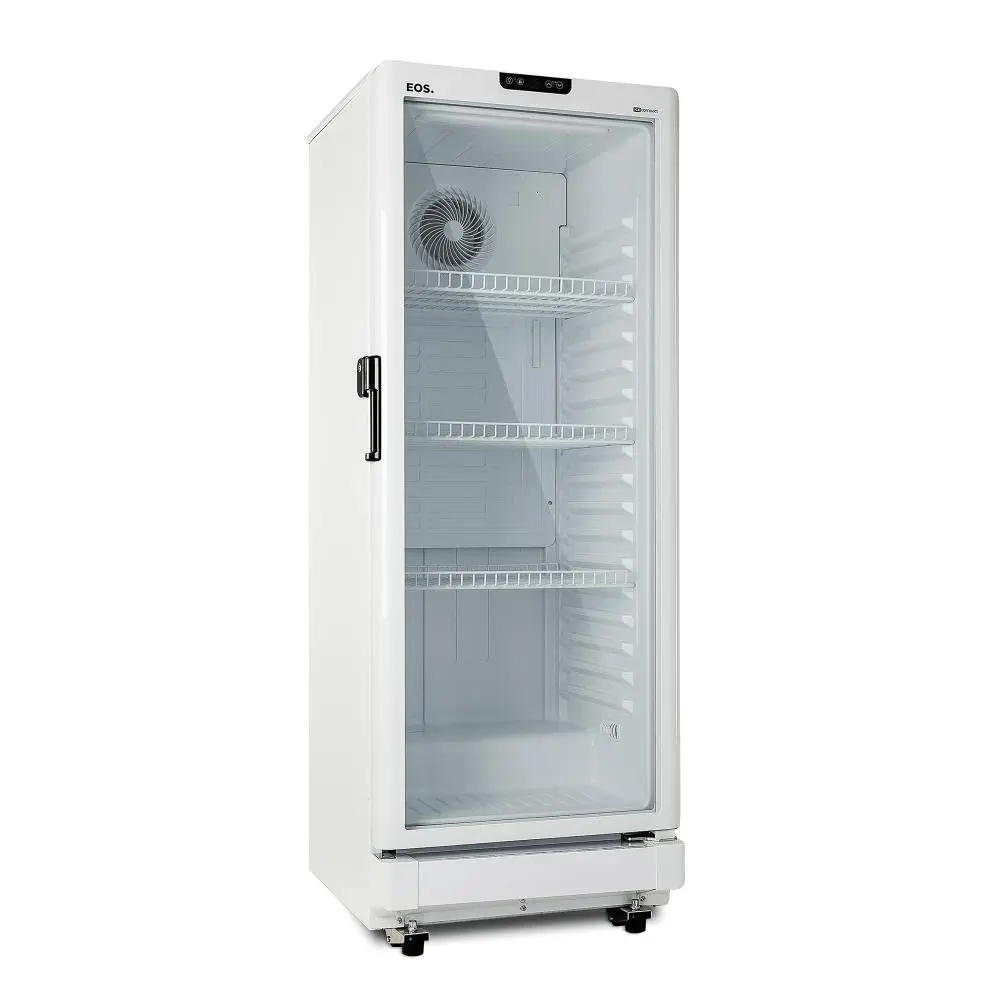 Refrigerador Expositor Vertical EOS 231 Litros Eco Gelo Digital Branco EEV210B 110V