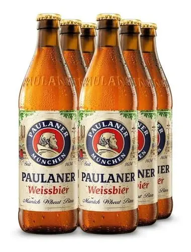 Kit Cerveja De Trigo Paulaner Weissbier Original 500ml (6 Und)