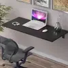 Mesa De Parede Dobravel Supensa Com Suporte 90x45 - 1