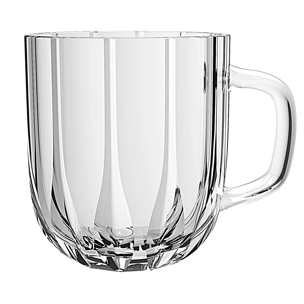 Jogo de 6 canecas Refinatto em Cristal ecológico 280ml A8,8cm Full Fit