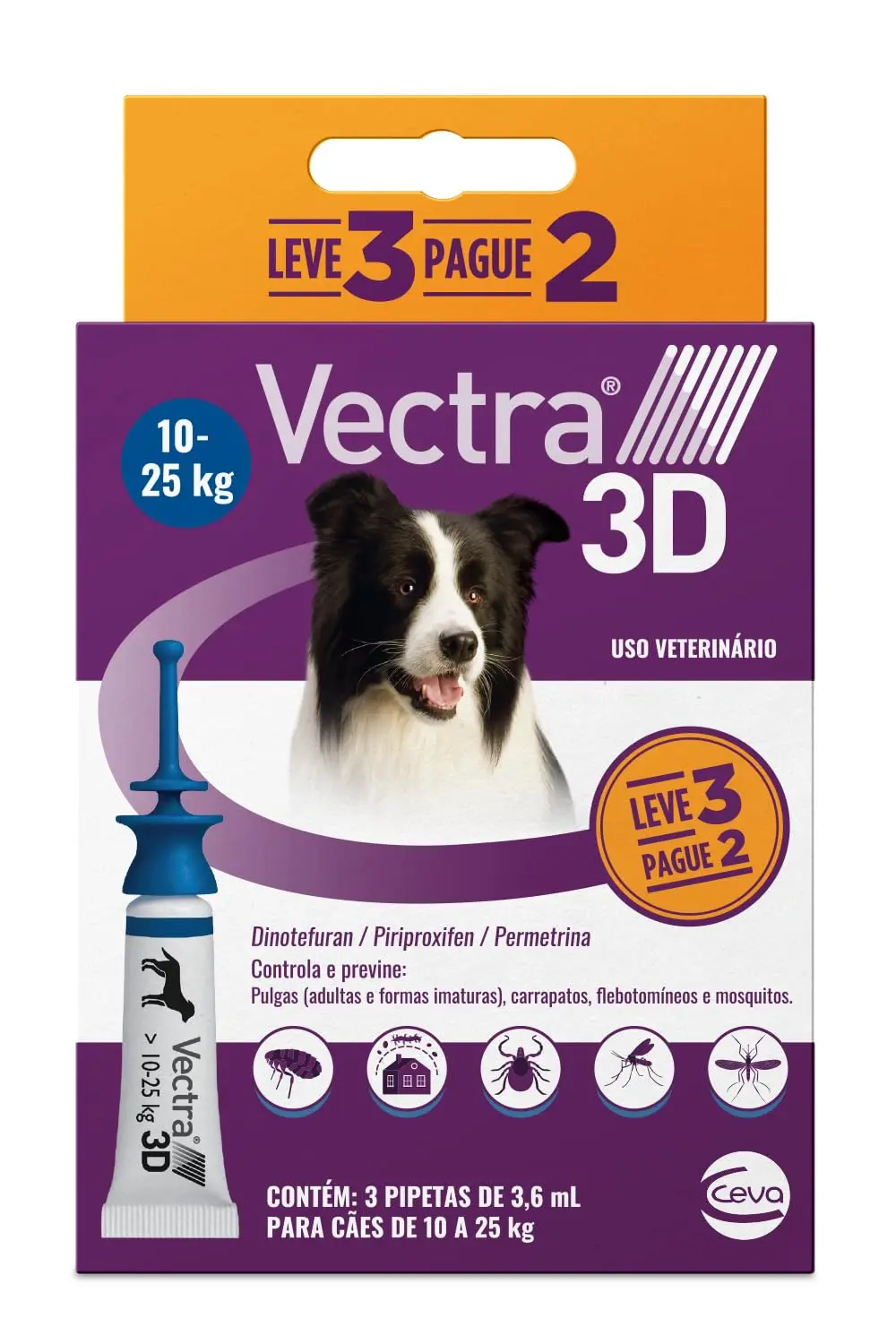 VECTRA 3D para Cães de 10-25KG - Leve 3 pague 2 - 1