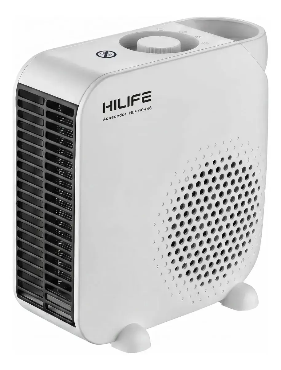 Aquecedor De Ar Elétrico Portátil Hilife Branco 1500w/2000w Branco - 1