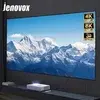[Do Brasil] tela de projeção ALR 8k Jenovox grade preta anti-reflexo quadro de tela cortina de montagem na parede para curto alcance  - 1