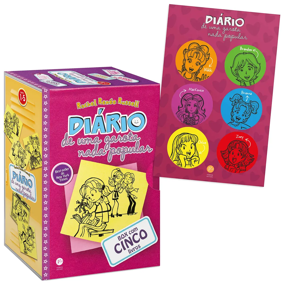 Box Diário de uma garota nada popular (Vol. 1 a 5 - Edição de bolso) - 1