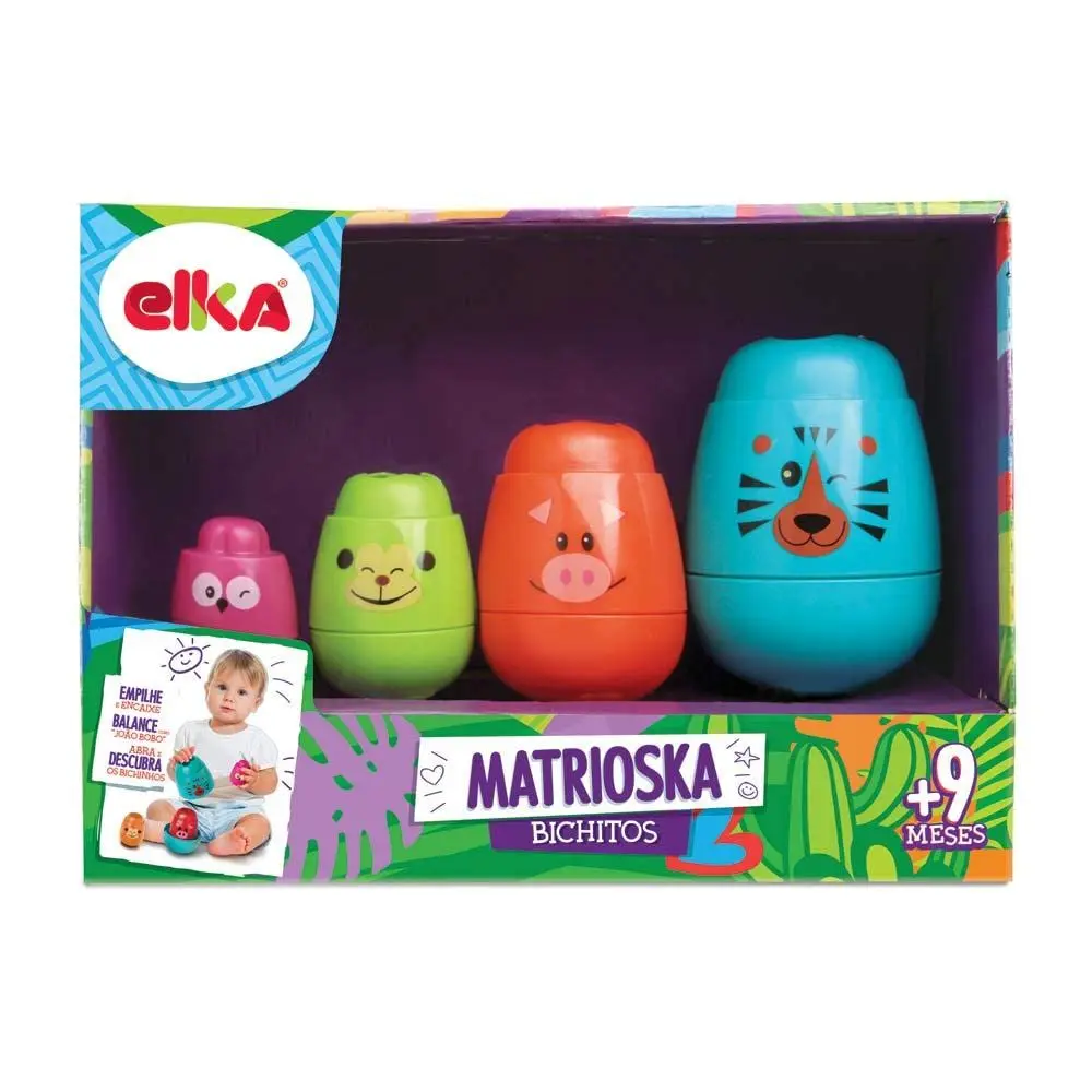 Matrioska – Bichitos, Elka, Colorido, 9+ Meses - 1