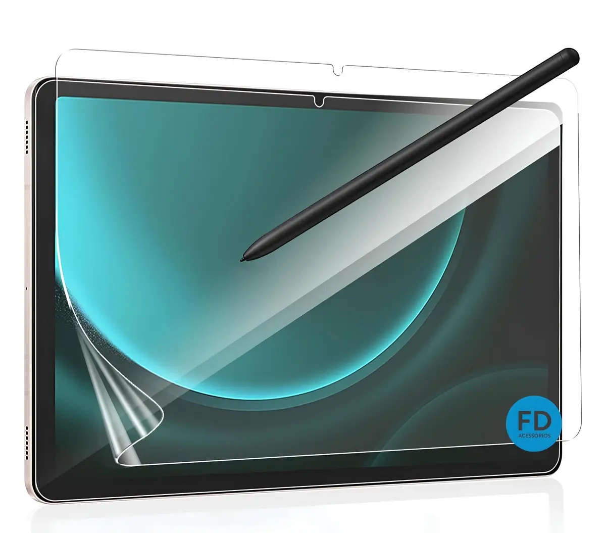 Película Para Samsung Galaxy Tab S9 FE Paperlike Fosca Sensação de Papel Anti Relexo Anti Risco Anti Poeira em Cerâmica 9D