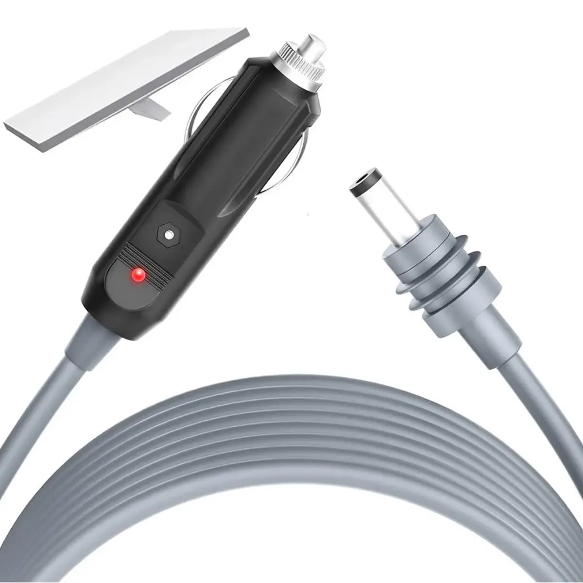 Cabo Carregador Veicular 12v / 24v Compatível com Starlink Mini 2m Dc Alimentação Energia Para Ligar No Carro/van/caminhão