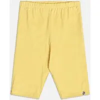Infantil - Bermuda Biker Básica Amarelo Manteiga