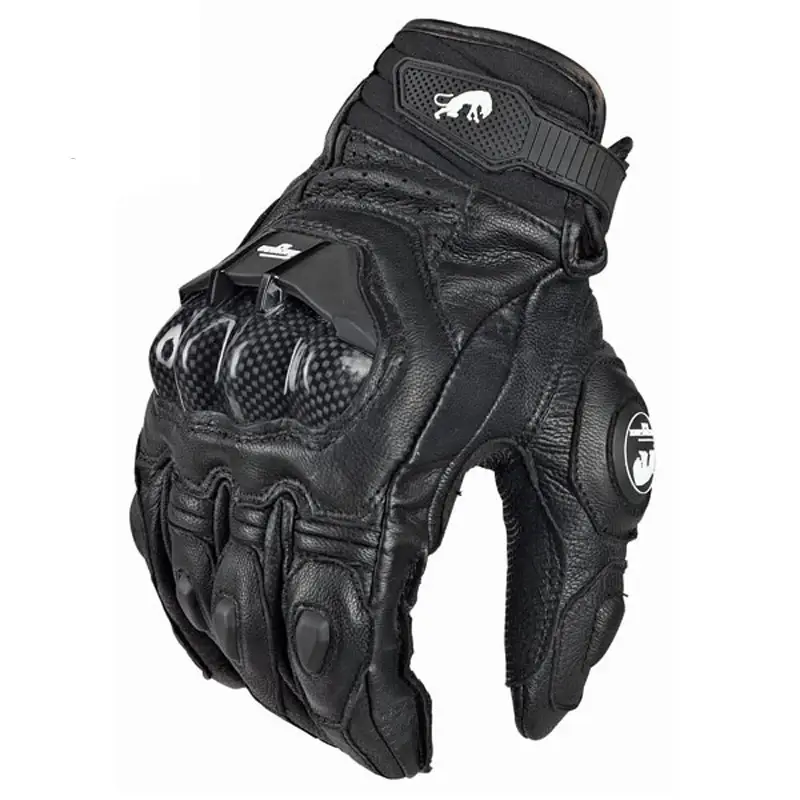 Homens mulheres 4 temporada condução supertech preto/branco luvas de couro da motocicleta luva corrida moto corrida bicicleta cavaleiro