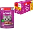 [Clube Petlove] Ração Úmida Whiskas Sachê Carne ao Molho para Gatos Adultos 20 unidades - 1
