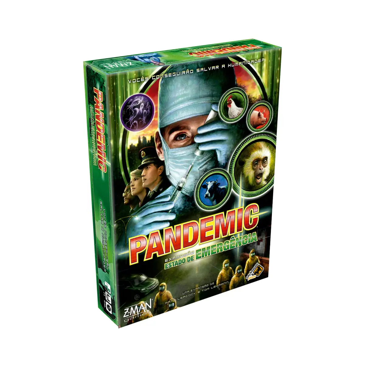 Galápagos Pandemic: Estado de Emergência Expansão Jogo de Tabuleiro | 2 a 4 jogadores, 30-60 minutos por partida, Para Amigos