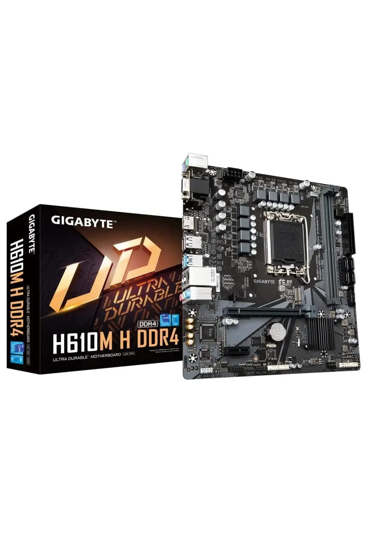 Placa Mãe Gigabyte H610M H (LGA 1700/DDR4/HDMI/D-Sub/M.2 Nvme/USB 3.2)