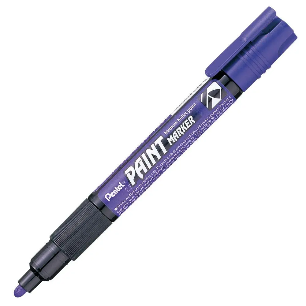Pentel Marcador Permanente Paint MarkerVioleta Ponta Média SM/MMP20-S