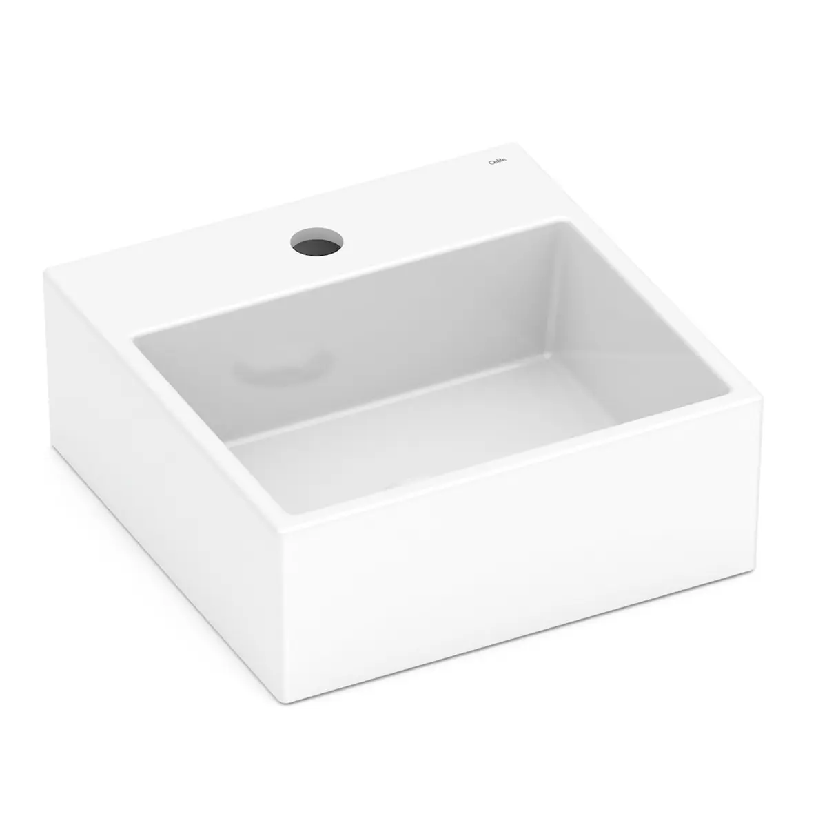 Cuba de apoio 350x350 com mesa Basic Q6 - Celite