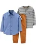 Conjunto de calças Conjunto de roupa de brincar, 3 peças Simple Joys by Carter'sMeninos - 1