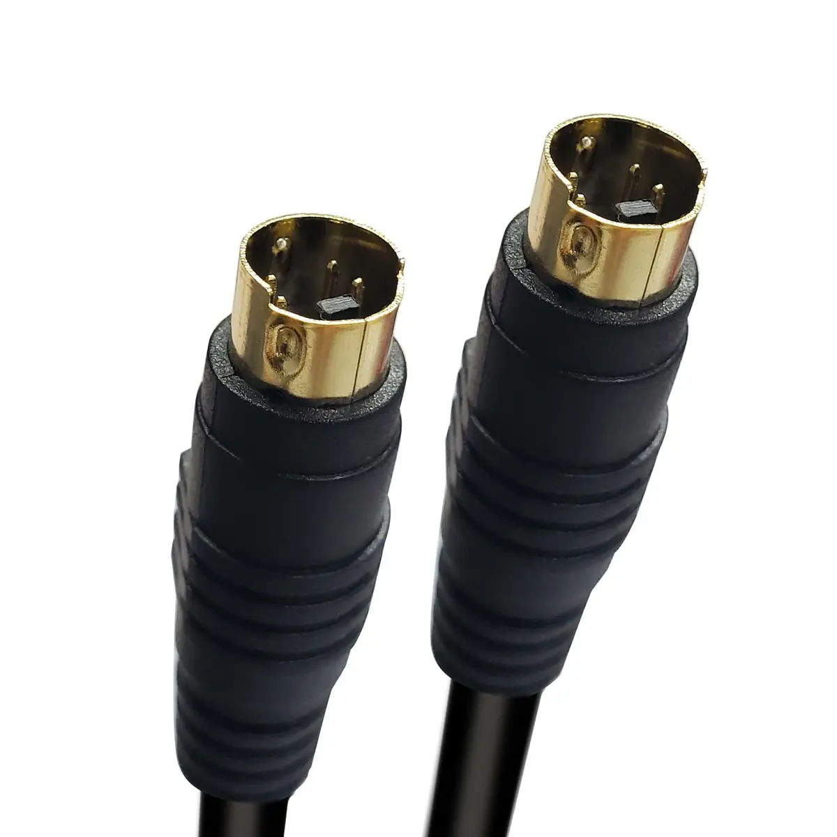 HTDYOO Cabo de vídeo S, cabo S-Video, conector macho para macho, banhado a ouro, compatível com leitor de DVD, home theater, receptores DSS, videocassetes, DVRs/PVRs - 9 m - 1