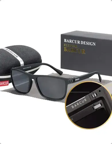 Óculos De Sol Masculino Polarizado Proteção Uv400 Original
