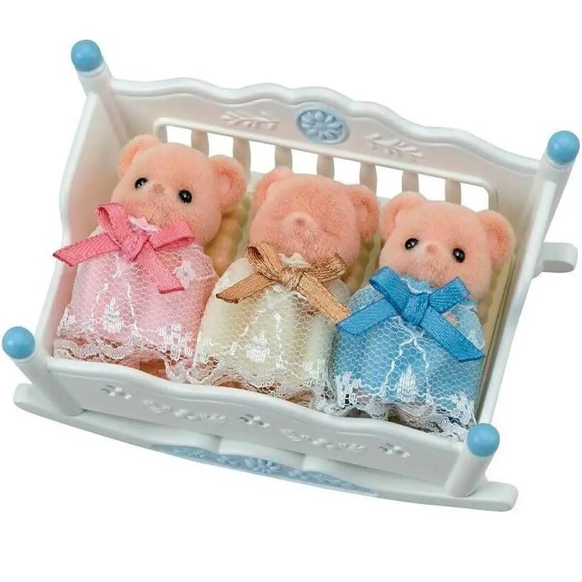 Sylvanian Families Trigêmeos urso biscoito dorminhocos, Urso Biscoito Trigêmeos