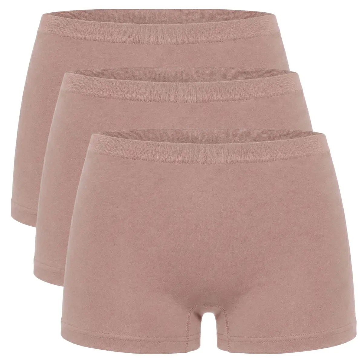 Kit 3 Calcinhas DeMillus Boxer Mini Sem Costura Microfibra - 1
