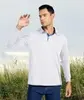 6 Camisa Polo Masculina Manga Longa Branca 3G - 1