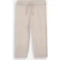 calça jogger infantil de tricot bege