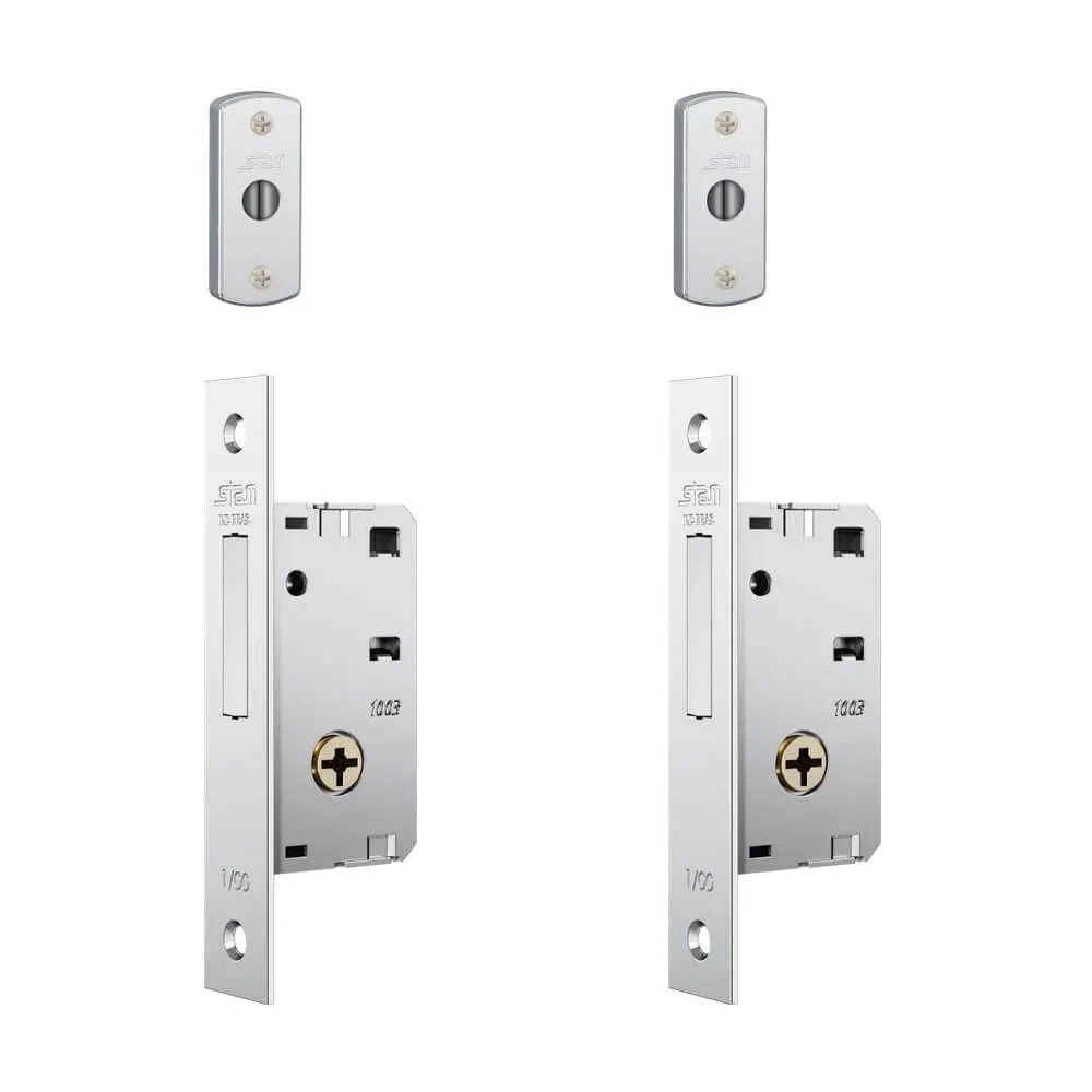 FECHADURA STAM 1003 (PAR) - ESPELHO INOX