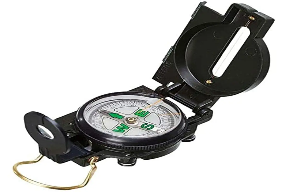 Guepardo, Bússola para Aventura, Oriente Master, em Alumínio, Precisa e Portátil, 7,5cm, Ideal ParaTrekking e Camping, Preto - 1