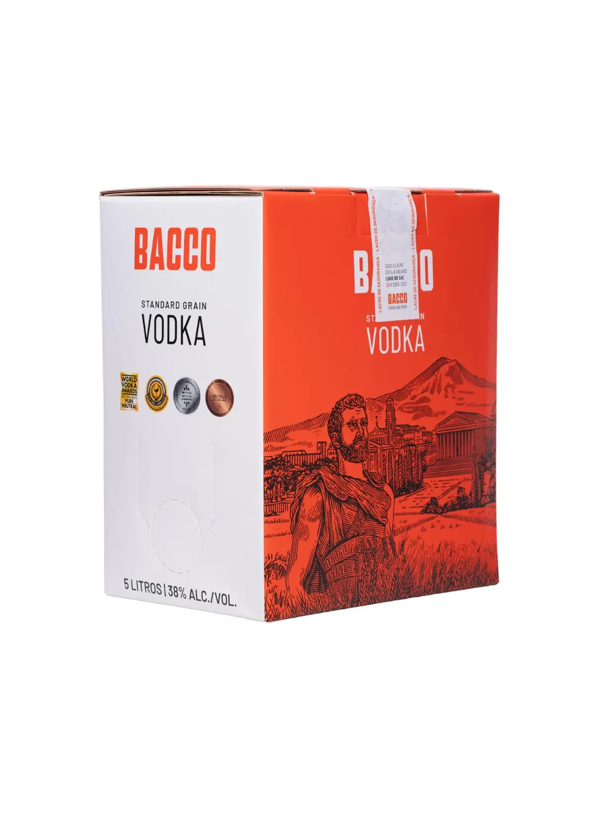 Bacco Standard Grain Vodka Bag in Box 5 Litros - Vodka Nacional