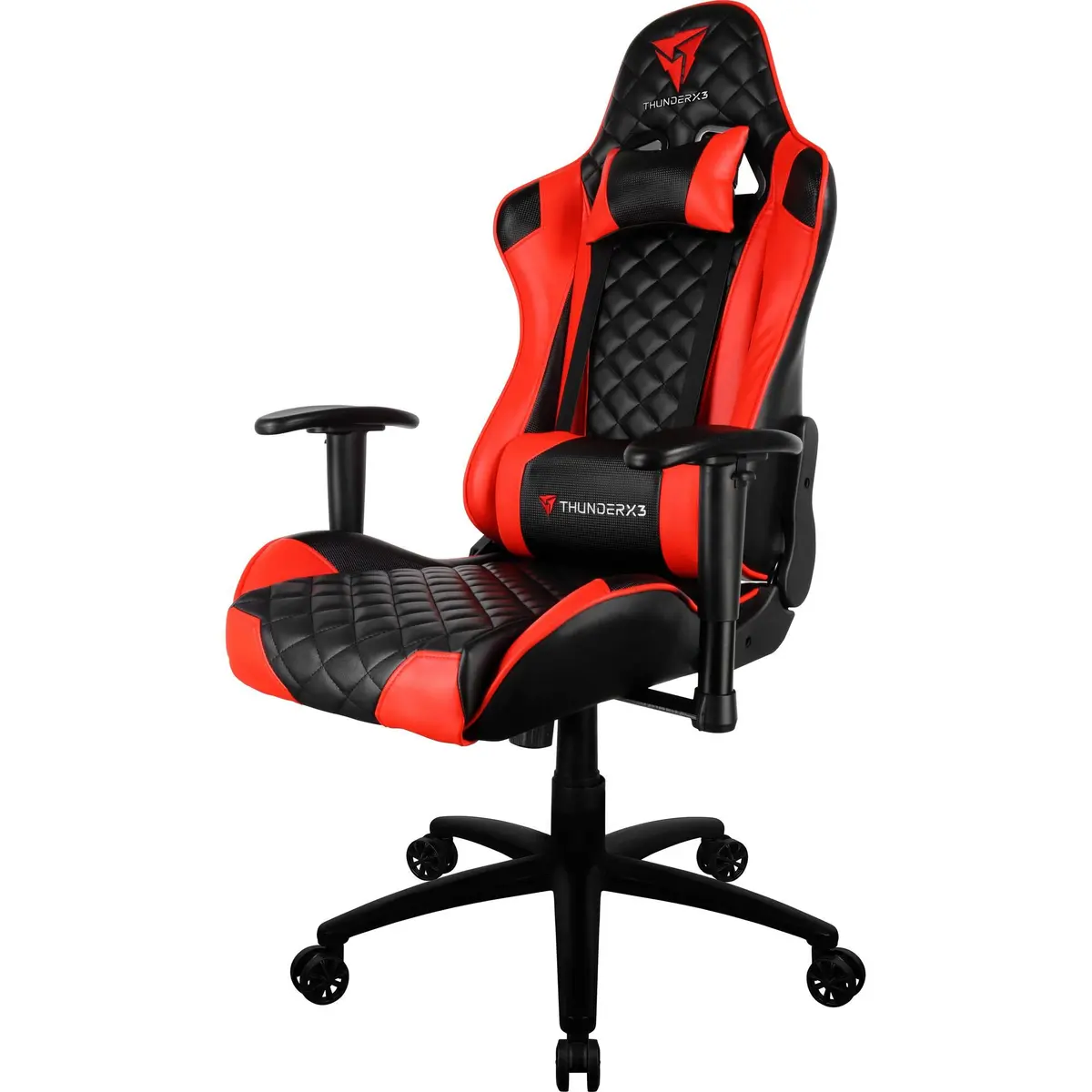 Cadeira Gamer Profissional TGC12 Preta/Vermelha THUNDERX3 - 1