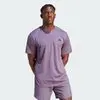 Camiseta Treino Manga Curta Logo Adidas - Roxo - 1