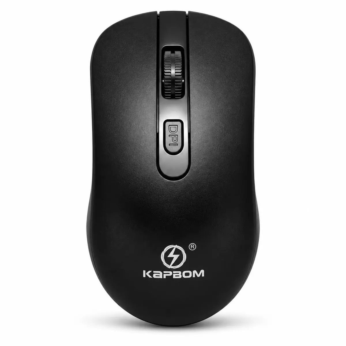 Mouse Sem Fio Preto 1600 DPI com Receptor USB para Notebook | Design Ergonômico, Plug & Play, Compatível Windows, Funciona com Pilha AAA, Compacto e Portátil
