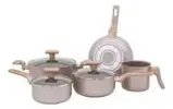 Conjunto de Panelas Cerâmica 5 Peças Champagne - 1