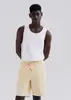 【Tam.: P e XXG 】Bermuda Básica Masculina Reta Em Sarja - Amarelo / HERING - 1
