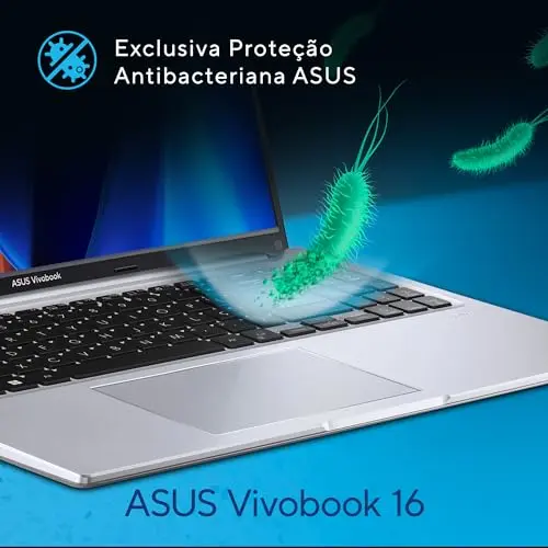 Notebook ASUS Vivobook 16 Intel Core i7, 16 GB, 512 GB SSD, W 11 Home, 16'' FHD, Cool Silver - X1605VA-MB763W thumbnail 7