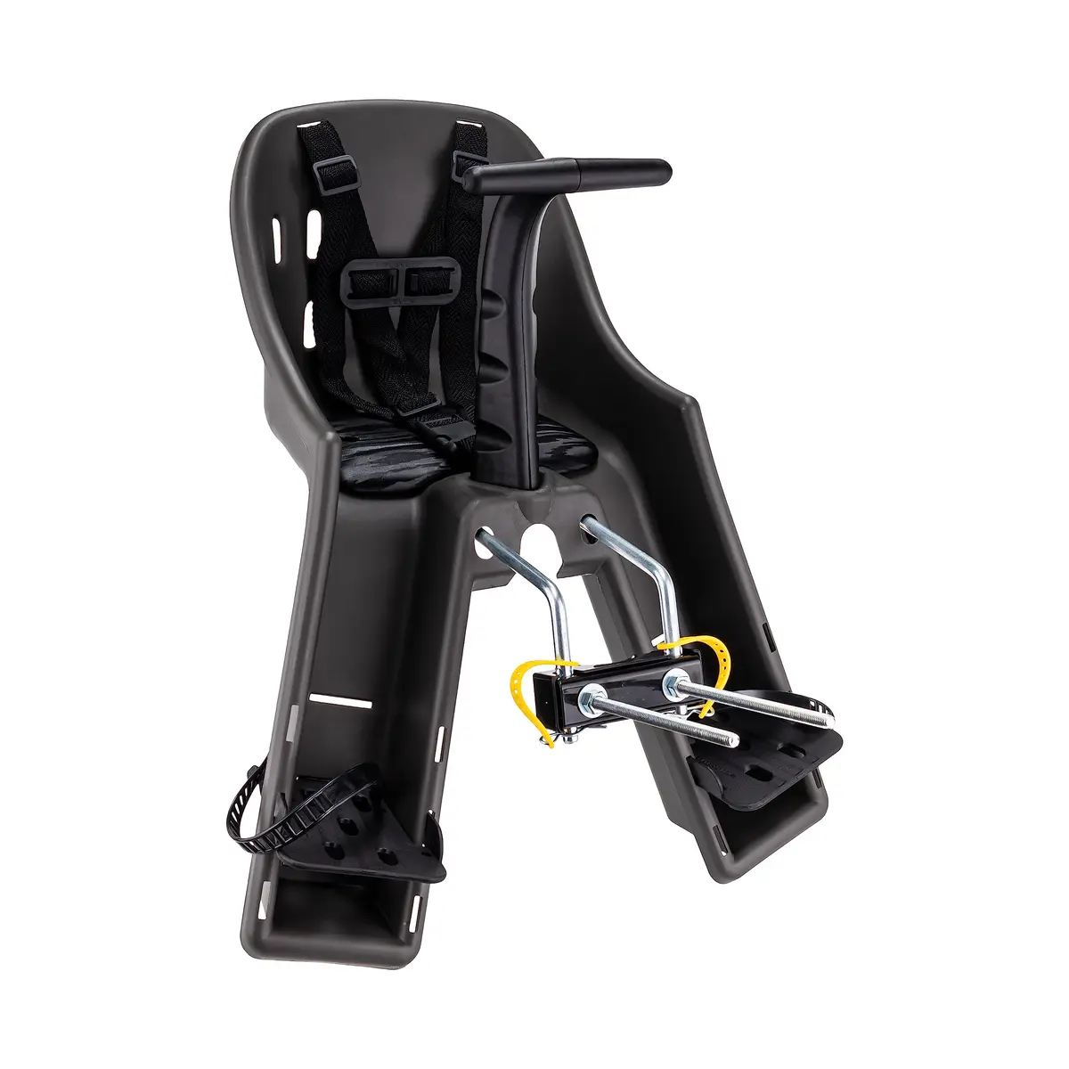 CADEIRINHA DIANTEIRA BABY BIKE GRAFITE COM PRETO