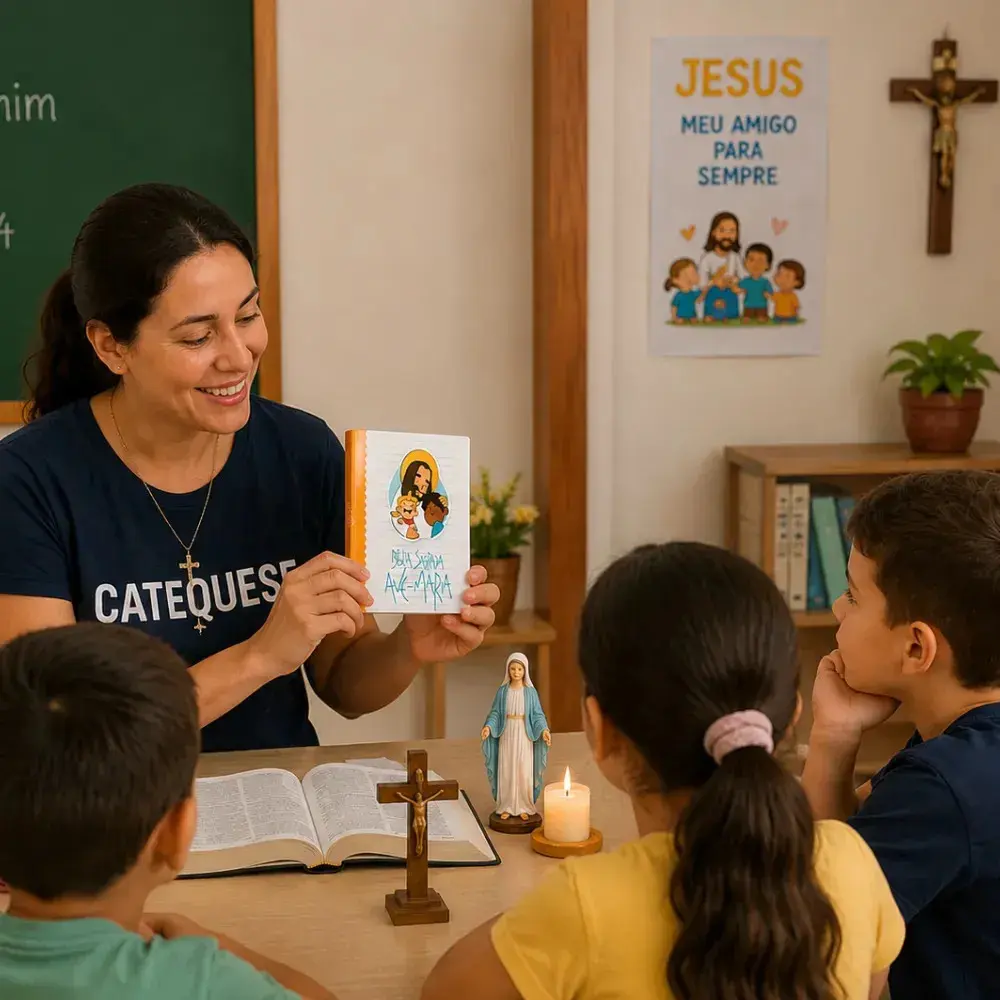 Bíblia Sagrada - Capa Catequese - Editora Ave-Maria - Capa Mole thumbnail 2