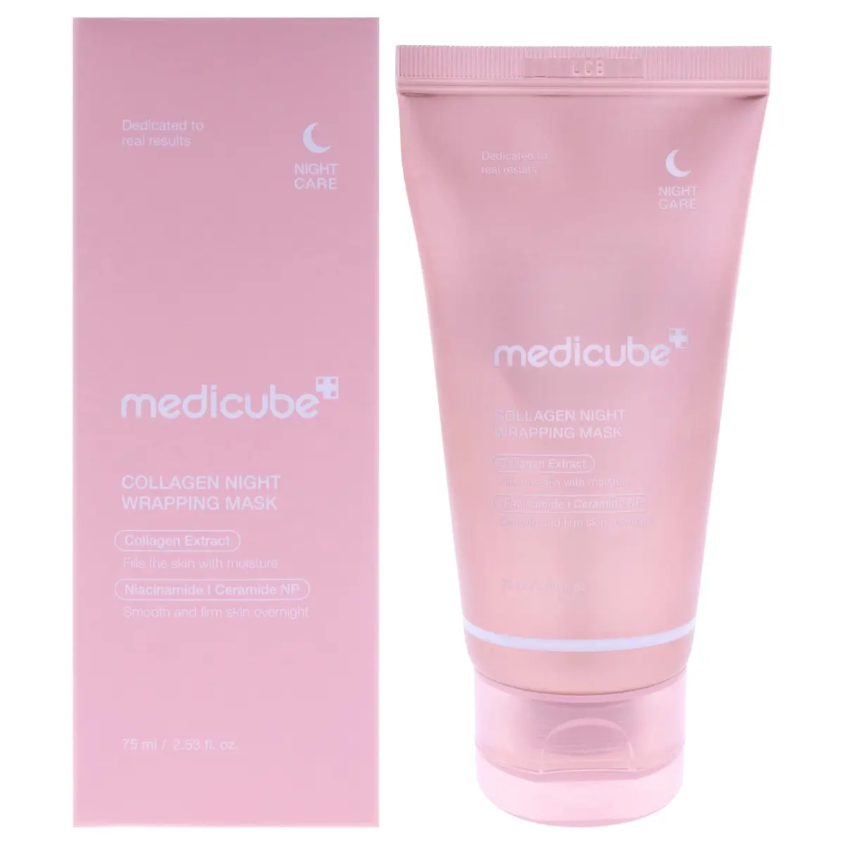 Máscara Facial Noturna medicube Collagen Night Wrapping Mask, 75ml | Para Elasticidade e Hidratação da Pele