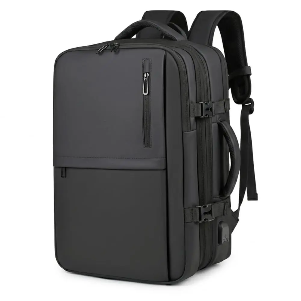 Mochila de Viagem Notebook Expansível Grande, Mochila Avião, Executiva, Antifurto, Reforçada, USB, Impermeável, Viagem a Trabalho, Escolar