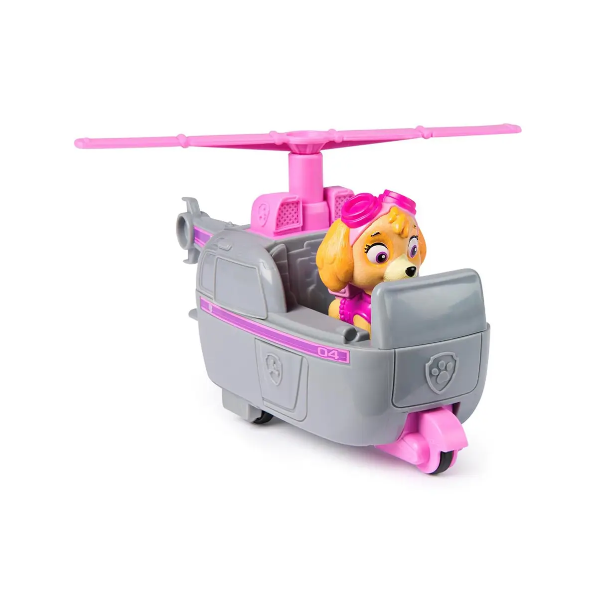 Patrulha Canina Helicóptero da Skye com Figura a partir de 3 Anos Sunny | Helicóptero da Skye com Hélice Móvel, Rodas Funcionais, Boneca Inclusa, Patrulha Canina - 1