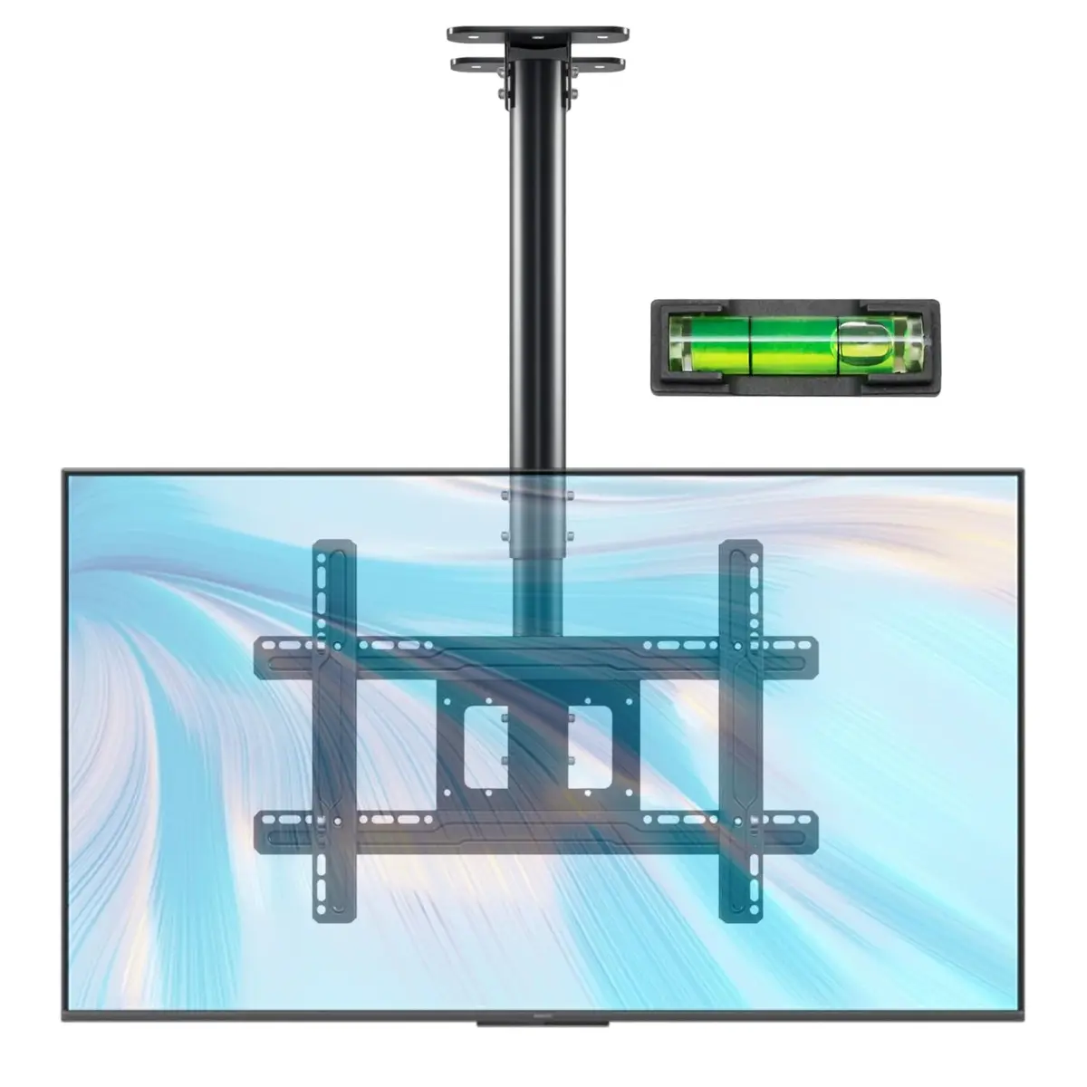 Suporte Articulado para TV de Teto/Parede | Ajustável 32-75 Polegadas | Movimento 360°, Inclinação +5°/-15° | 7 Níveis Altura | 50kg | VESA 400x400