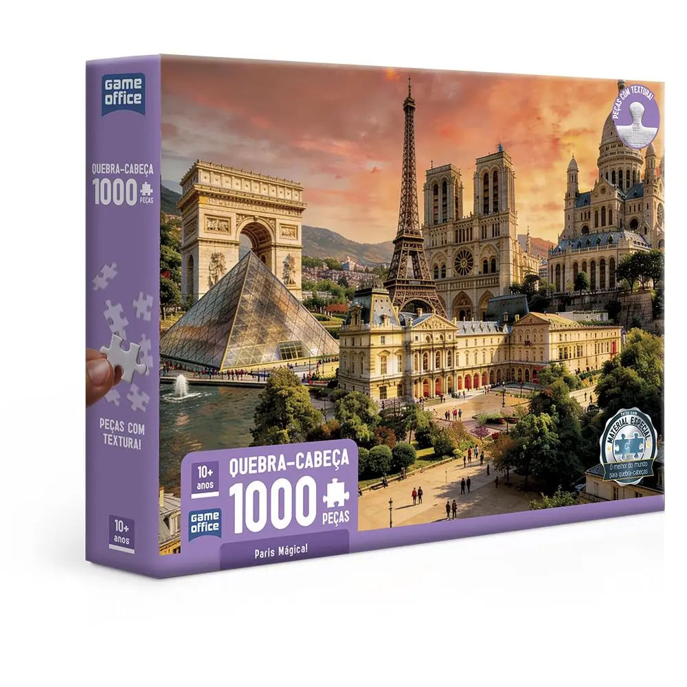 Toyster - Paris Mágica - Quebra-cabeça 1000 Peças - Game Office