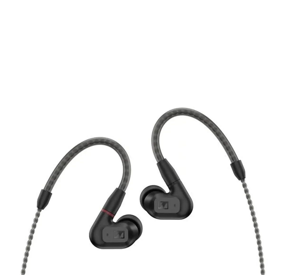 Sennheiser Consumer Audio Fones de ouvido Audiófilos IE 200 cm – Transdutores TrueResponse para som neutro, graves impactantes, cabo trançado destacável com ganchos de orelha flexíveis – Preto - 1