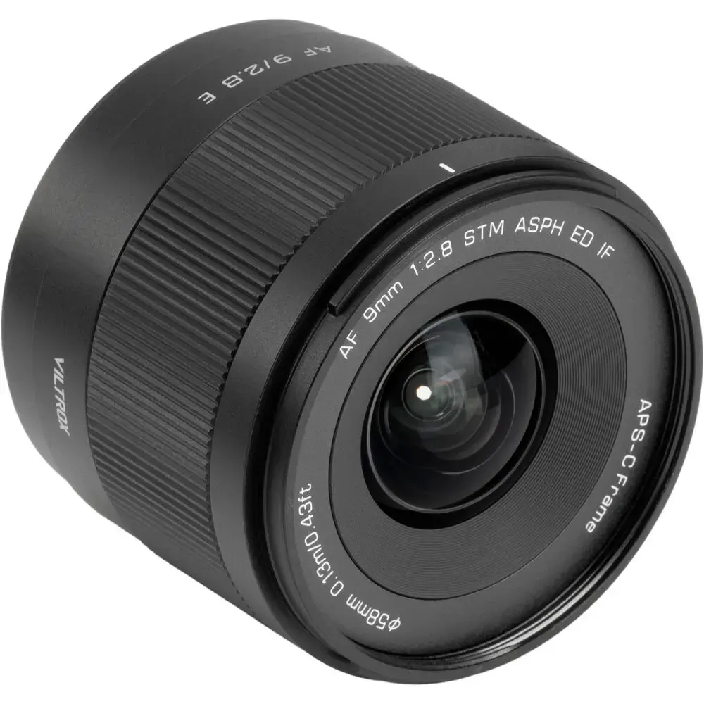 Lente Prime Ultra Grande Angular VILTROX 9mm F2.8 APS-C para Câmeras Sony E-Mount FX30 ZV-E10 ZV-E10II A6700 A6600 A6500 A6400 A6300 A6100