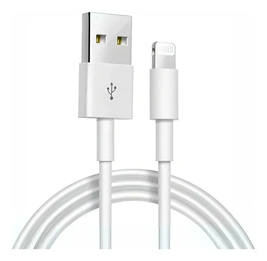 Cabo Carregador Turbo Usb 2 Metros Compatível Com iPhone 6 7 8 X Xr Xs 11 12 13 14 Pro Max iPad E iPod Ultra Resistente Design Clássico Carregamento Rápido Sincronização De Dados Eletric Teck