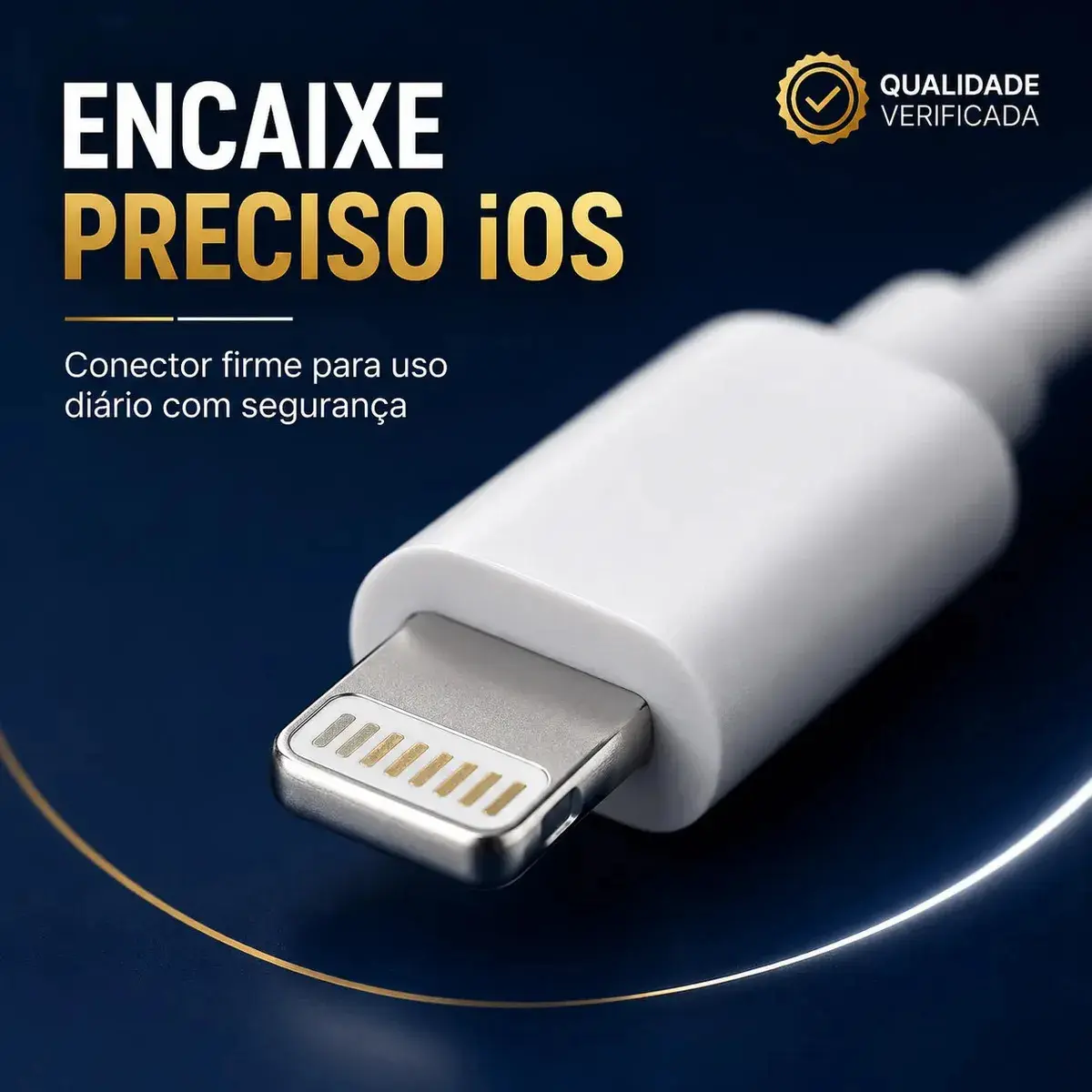 Cabo Carregador Turbo Usb 2 Metros Compatível Com iPhone 6 7 8 X Xr Xs 11 12 13 14 Pro Max iPad E iPod Ultra Resistente Design Clássico Carregamento Rápido Sincronização De Dados Eletric Teck thumbnail 4