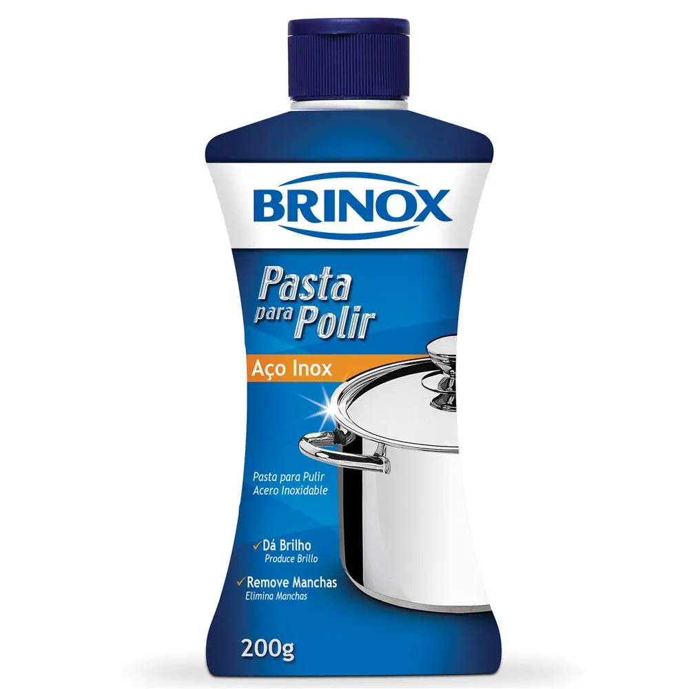 Brinox - Pasta para Polir Aço Inox 200g Complementos - Aço Inox