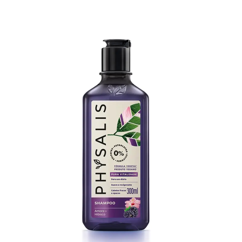PHYSALIS Shampoo Vegano Pura Vitalidade 300Ml