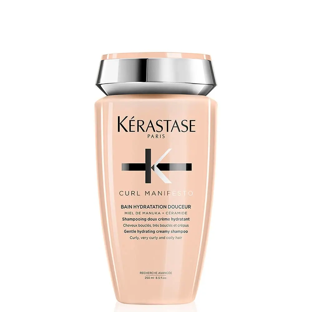 Kérastase Shampoo Curl Manifesto Bain Hydratation Douceur, Cabelos cacheados ou crespos, Definição de cachos, Mel de Manuka, Glicerina, Ceramidas, 250 ml - 1